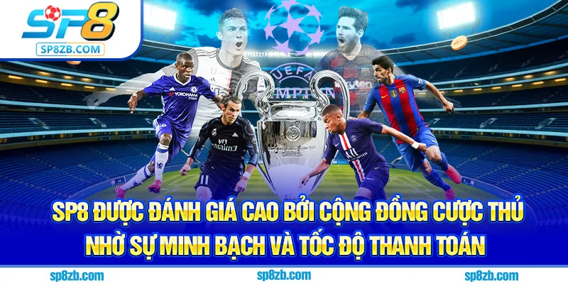 SP8 được đánh giá cao bởi cộng đồng cược thủ nhờ sự minh bạch và tốc độ thanh toán
